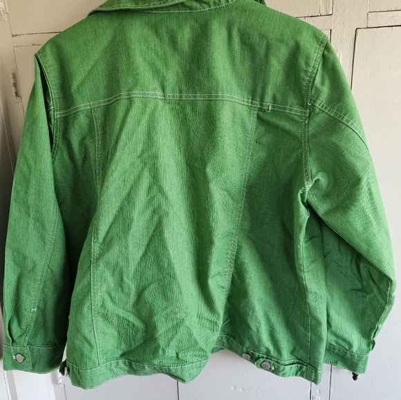 D & Co green denim jacket Size XXL - Picture 16 of 16
